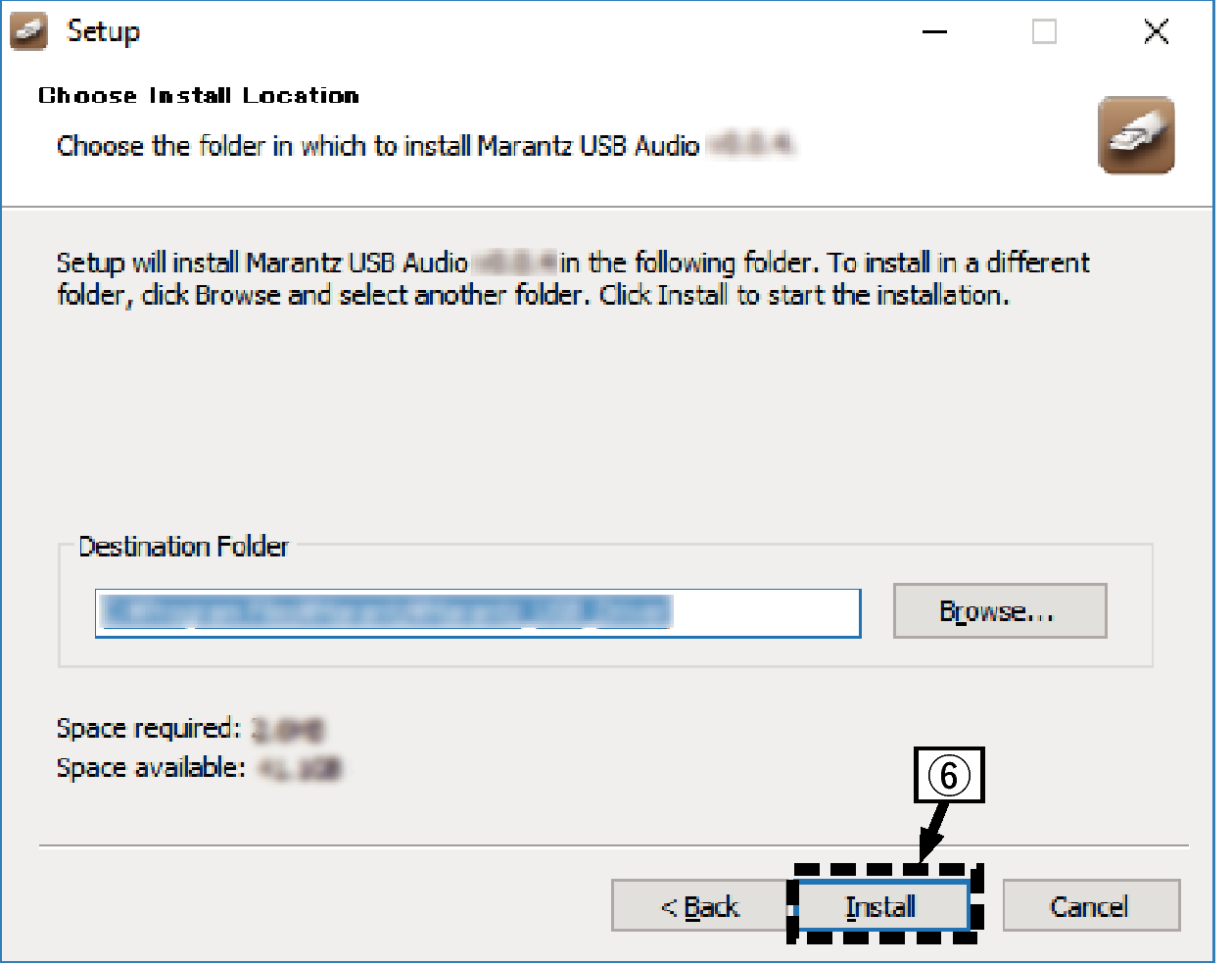 Installer Marantz Eng 4 win10